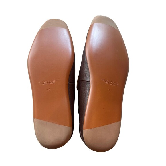 The Men's Store Bloomingdale's Men's 12 Last Push Down Apron Toe Loafers Brown - Picture 6 of 7